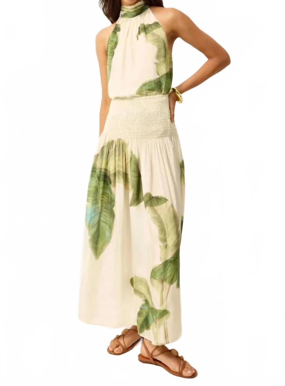 NEW MARIE OLIVER stacie maxi skirt in beachfront